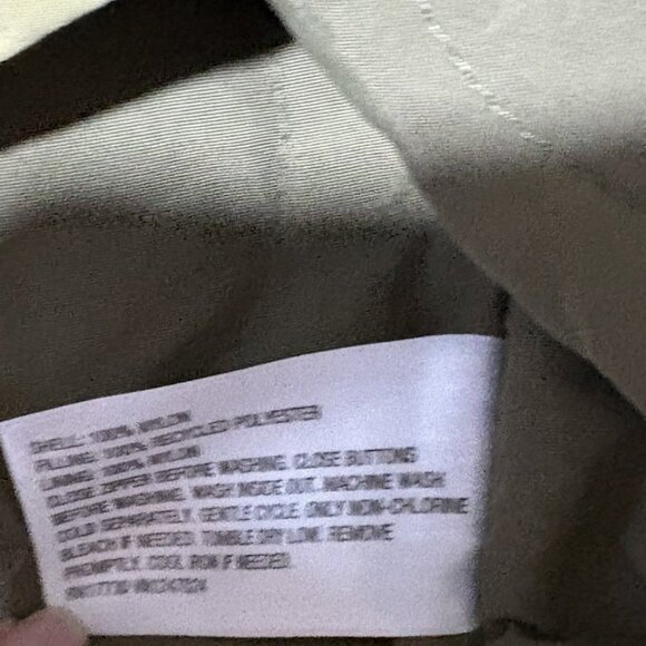 Future Collective With Reese Blutstein Two Tone Quilt Lined Jacket Olive Size XS - Picture 4 of 7